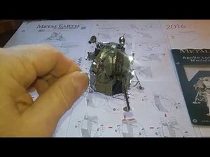 Metal earth Apollo lunar module