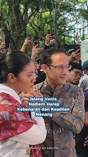 Jelang pembacaan vonis kasus dugaan korupsi pengadaan laptop Chromebook, eks Mendikbudristek Nadiem Makarim menyampaikan harapan agar majelis hakim menjatuhkan putusan yang seadil-adilnya. ~MS #sidangNadiemMakarim #NadiemMakarim #Nadiem