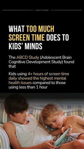 ABCD Study shows kids on 4+ hours of screens daily face the biggest mental health risks