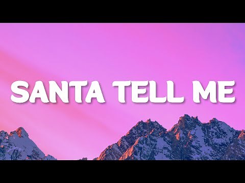 Ariana Grande - Santa Tell Me (Lyrics)