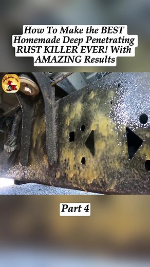 How To Make the BEST Homemade Deep Penetrating RUST KILLER EVER! With AMAZING Results #foryou #fyp #car
