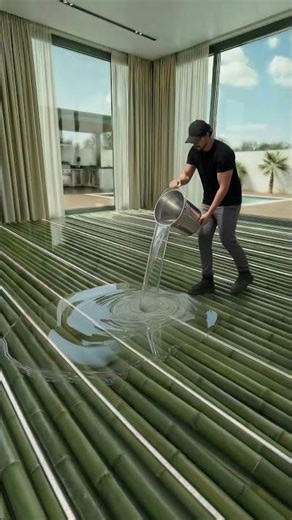 This Living Room Floor is INSANE 🤯 Luxury Glass Floor House Tour