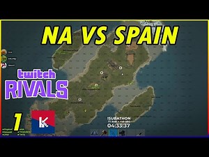 hjune Plays In 100 000$ Twitch rivals Rust 40v40 NA vs SPAIN RIVALS | Part 1
