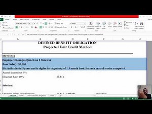 Defined Benefit Obligation Projected Unit Credit Method || ICAN ||
