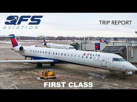 Delta Connection - CRJ 900 - First Class - Minneapolis (MSP) to Winnipeg (YWG) | TRIP REPORT