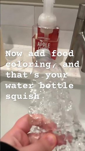 How to make water bottle squishy ￼