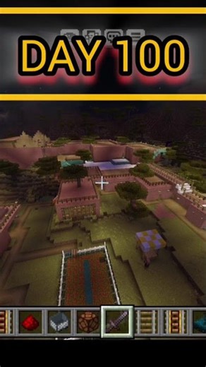 Day 1 to day 100 #minecraft video #minecraft #gaming