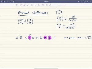 Properties of Binomial Coefficients