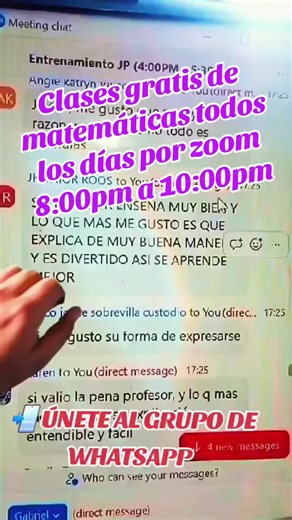📲 Únete al enlace que está en mi perfil. 📚 Clases GRATIS de matemáticas. ✍️ Aprende desde cero paso a paso como resolver preguntas de exámenes de admisión. 🎥 Clases son por zoom. #matematicas #academianuevaeraestudiantil #fullmate #clasesgratis #parati #fyp #peru🇵🇪 #for