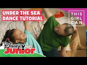 The Little Mermaid | ‘Under The Sea’ Dance Tutorial 🧜‍♀️ | ‪@disneykids‬ x This Girl Can