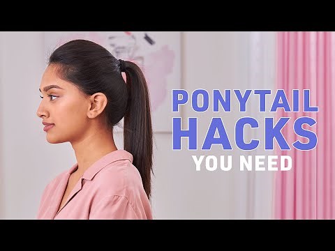 LIFE CHANGING ponytail hacks for LONGER, THICKER hair!