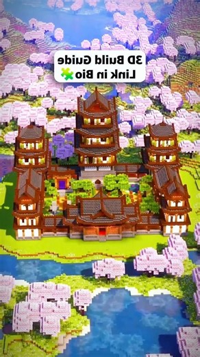 Minecraft Easy Japanese Temple Tutorial 🏯 | Step by Step Build Guide (Survival Friendly)