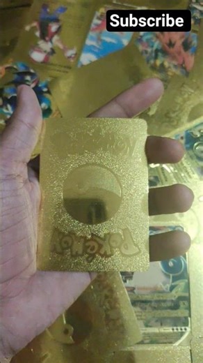 pokemon rare golden cards #pokemon #pokemonchannel #pokemoncards #pokemoncollections #pokemongo