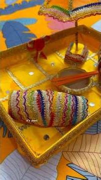 “Bride duties before the big day 💛নিজের হাতে বানানো আমার হলুদের ডালা ✨”#holuderdaala #dalavlog