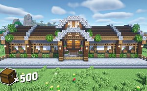 【进阶向建筑】 500个箱子!超大巨型仓库建筑教程/Minecraft【搬运】