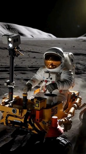 Lunar Rover Deployment #moon #rover #comet2025 | Space AstroVision