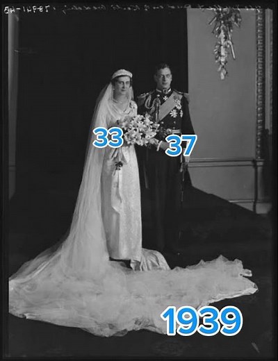 Wedding of Prince George & Princess Marina in 1934