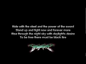 DragonForce - Black Fire | Lyrics on screen | HD
