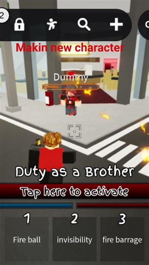 making new character in jjs (flame manipulator) #roblox #jjs #plsgivemeideas