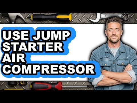 How to Use Jump Starter Air Compressor
