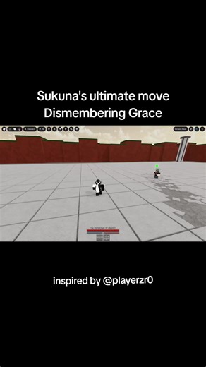 Master Sukuna's Custom Moveset in JJS