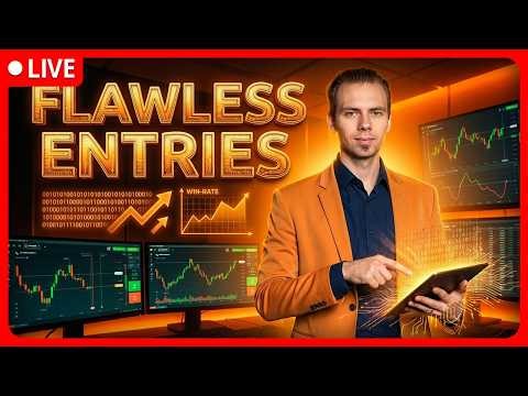 FLAWLESS ENTRIES ! Live Binary Options Trading ! Educational Stream