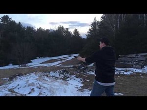 Shooting a sawed off .410 shotgun