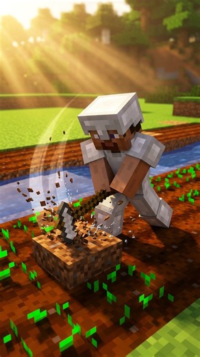 Starting My First Farm! 🌱🌾 #minecraft #minecraftsurvival #gaming