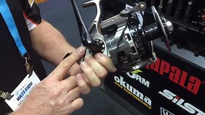 We checked out Okuma's new high-end 30,000 Makaira spinning reel at AFTA earlier today. Built seriously tough for oversize GTs, dogtooth etc. | Fishing World