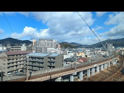 広島→福山#のぞみ 24号#車窓風景 #山陽新幹線