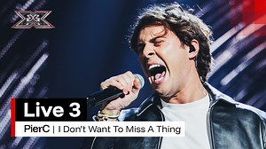 1.8M views · 45K reactions | PierC - "I Don’t Want to Miss a Thing" degli Aerosmith - Live 3 X Factor 2025 Tra le cose che non ci vogliamo perdere, caro PierC, c'è sicuramente la tua esibizione #XF2025 è il giovedì su Sky e NOW | X Factor Italia | Facebook