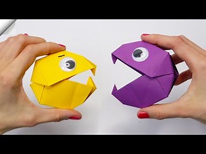 Danger! Origami Trap | Moving paper toys which bites