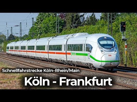 HighSpeed Cab Ride in the driver's cab of the ICE 3 neo | Cologne Rhine-Main | Cologne - Frankfurt