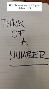 1.5K views | 1. Think of any number. 2. Multiply it by 2. 3. Add...