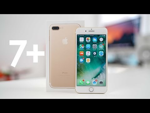 iPhone 7 PLUS Gold UNBOXING and SETUP