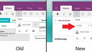 Window 10 için Microsoft OneNote güncellendi