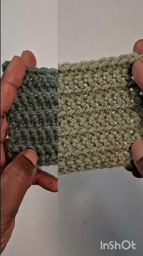 Different Looks In Crochet Stitches- Front & Back Loop #howtocrochet #crochettutorial