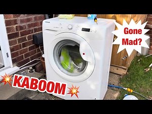 Hoover VisionTech VTS715D21X washing machine || CRAZY final spin