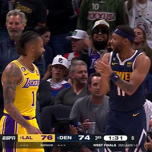436K views · 6.5K reactions | Bruce Brown and D-Lo goin' at it  Denver Nuggets-Los Angeles Lakers | NBA on ESPN | Facebook