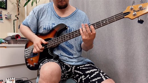 三线圈主动电贝斯Ibanez ATK300 Japan 演奏视频【搬运】