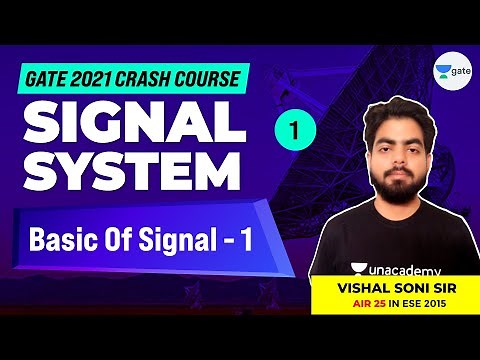 Basics of Signal - 1 | Signal & System | Lec 1 | Free GATE 2021 Crash Course | Vishal Soni