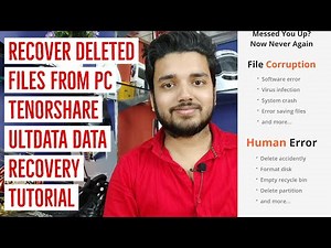 How to Recover Deleted Files I Tenorshare ultData - Data Recovery Software Tutorial