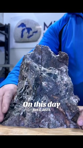 Copper-Rich Ore with Quartz & Basalt, Keweenaw Peninsula, Michigan. #Michigan #copper #minerals | Michigan Rocks & Minerals