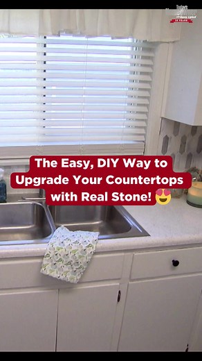 11K views · 137 reactions | We're painting real stone onto these countertops — great weekend project! . Featured: LuxRock Solid Surface Granite Kit from Daich Coatings #sponsored #diy #homeimprovement #countertop #beforeandafter #reels | Today's Homeowner | Facebook
