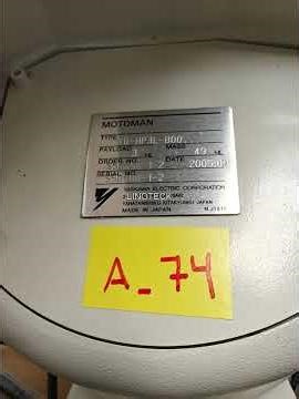 Programação Robô de soldagem industrial Motoman NX100 + YR-HP3L-B00 1969