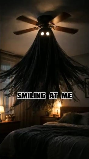 I Saw Ghost Sitting on My Ceiling Fan👻 #shorts #horror #scary