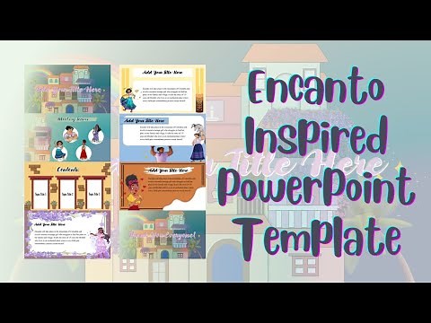 Encanto Inspired PowerPoint Template Free🍑 || ppt#51 || shopeefinds✨