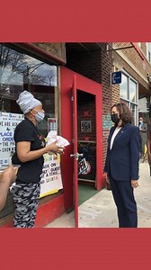THROWBACK THURSDAY: On April 6, 2021, the first female and first African American U.S. Vice President made a surprising visit to Brown Sugar Bakery on 75th Street to grab her favorite German chocolate cake. This historic visit inspired me to bake a special cake in her honor, and that’s how the Kamala Cake, named after her, was created. How to order Kamala cake? Click here: https://brown-sugar-bakery-chicago.myshopify.com/collections/available-for-pickup/products/kamala-cake #Kamalaharris #Kamala