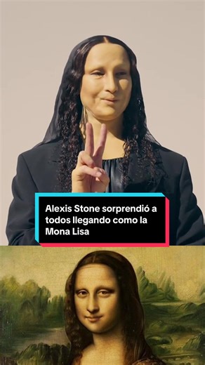 Alexis Stone brilla como la Mona Lisa en Milán