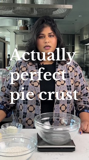 Here’s how to make our favorite #piecrust for Thanksgiving from start to finish. It’s a pie dough that’s easy to roll out and work with, which is how it earned the name “Actually Perfect Pie Crust.” You don’t need any special equipment, though a scale and a bench scraper will be very helpful. This crust will work with your favorite pie recipe, from pumpkin, to apple, to pecan. If making pie crust from scratch has ever felt intimidating, this video is for you! Food editor Shilpa Uskokovic is here